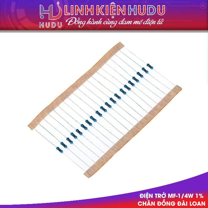 Điện trở 75Ohm MF-1/4W 1% chân đồng Đài Loan